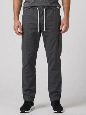 Vuori Men's gray  Drawstring Cargo Pants